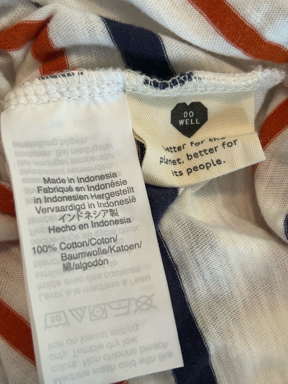 Madewell striped short sleeve Tshirt, M - Picture 4 of 4
